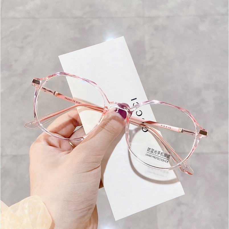 (YUZHU) COD Frame Kacamata Anti Radiasi Wanita Korean Gaya Kaca Mata Komputer Anti Blue Light Eyeglasses