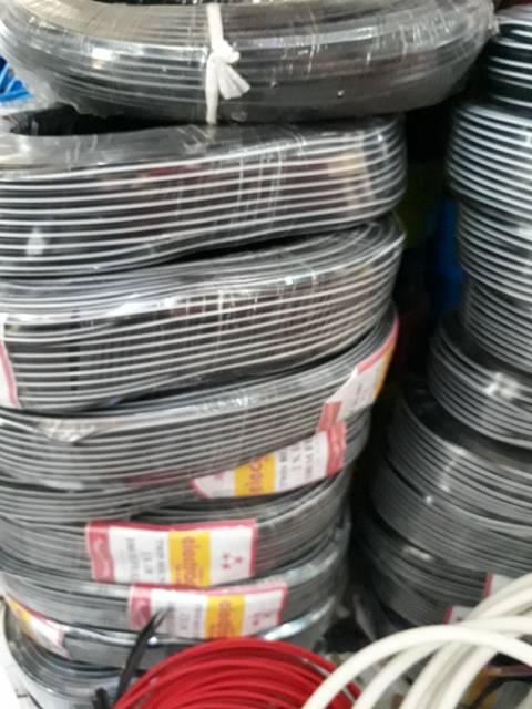 KABEL TR SERABUT PUTIH HITAM 100M