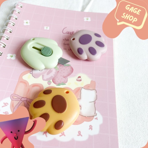 

cutter mini paws cakar anjing pisau potong kecil pisau pemotong kertas lucu imut fancy bisa COD unik termurah import ATK alat tulis kantor