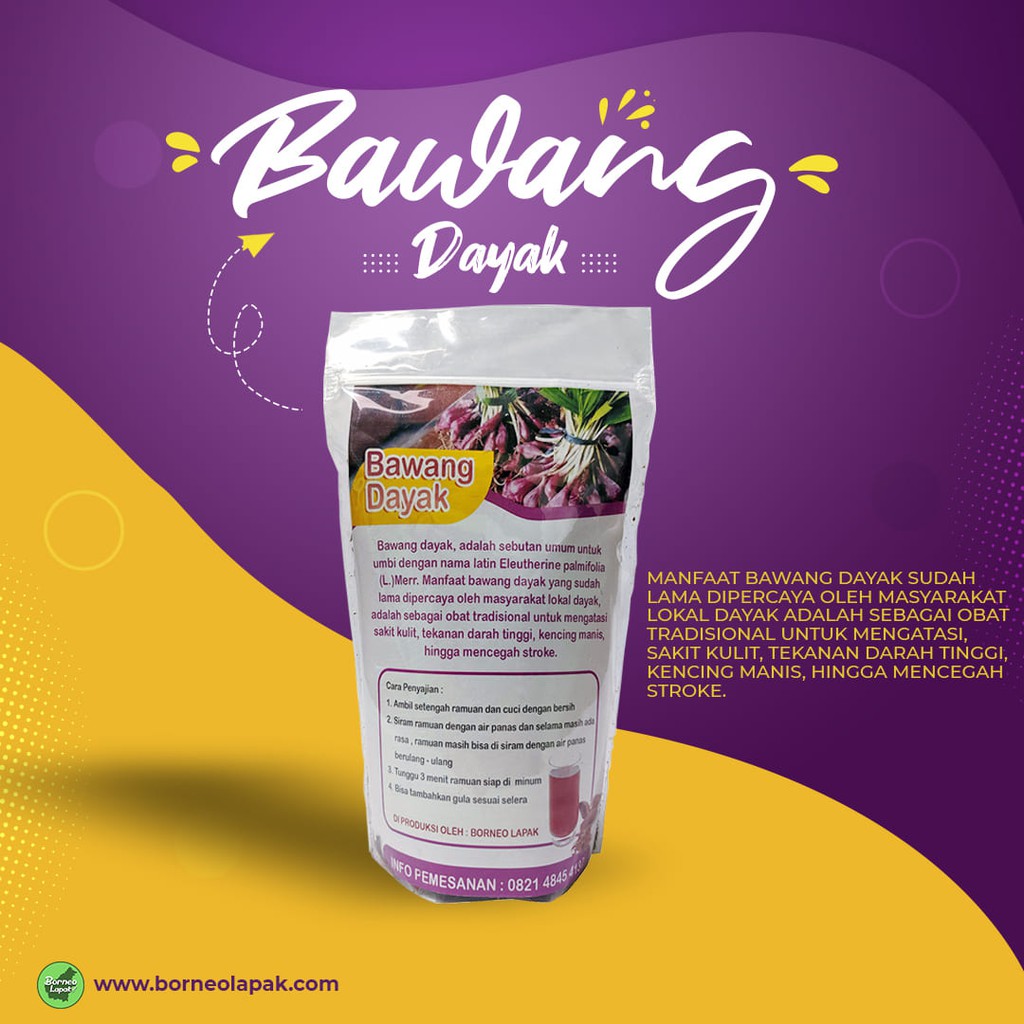 

Bawang Dayak 170gr Asli Dari Kalimantan