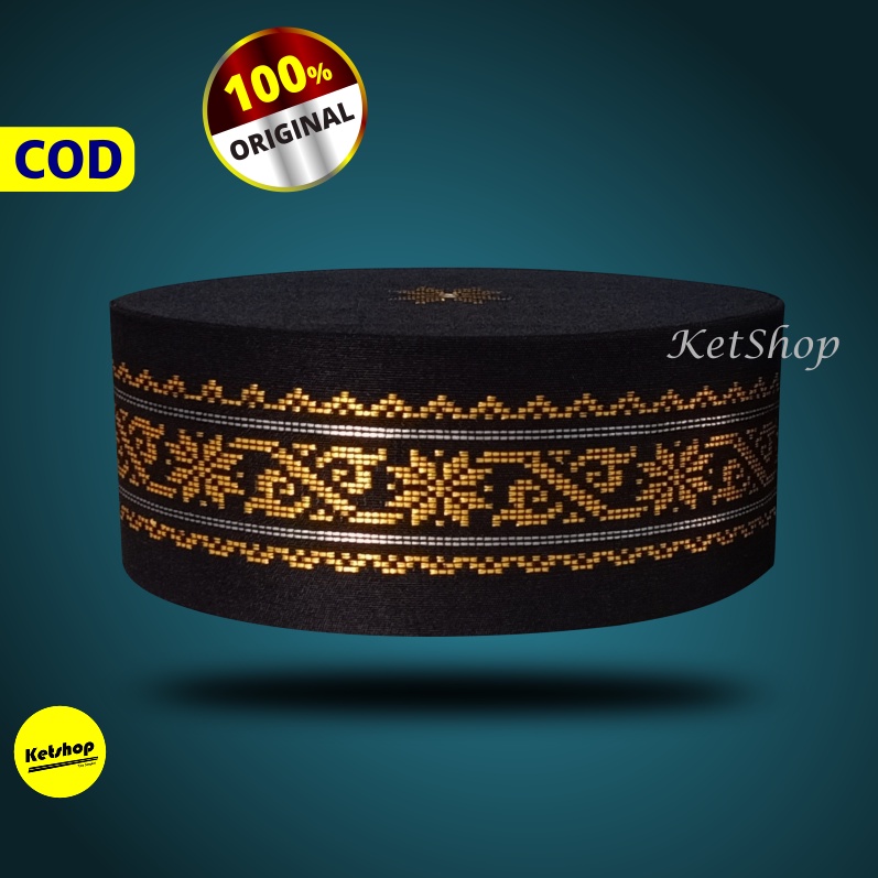 Kopyah Kupiah Songkok Kopeah Peci Songket Pria Laki Laki Hitam Dewasa Anak Laki Laki Original Modern