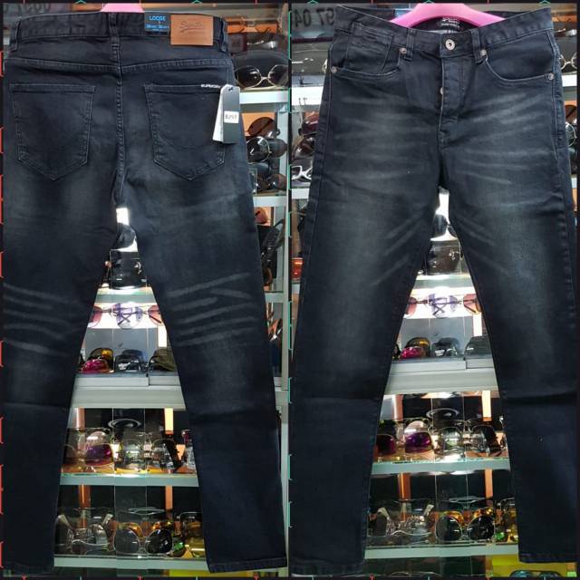 Celana jeans SUPERDRY slimfit stretch import original