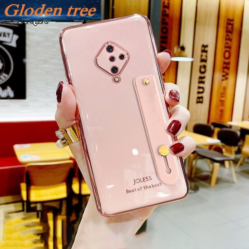 Casing Handphone VIVO S1 Pro Y9S Motif Pohon Emas