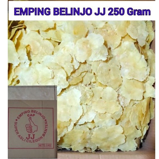 

Emping Belinjo JJ Mentah 250 Gram