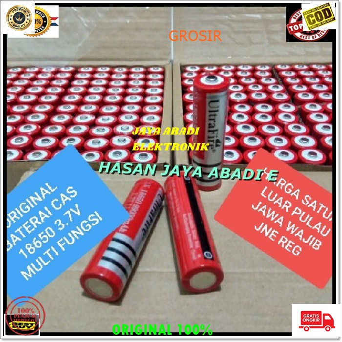 G281 ULTRAFIRE BATERAI 3,7V VOLT 18650 BATTEY BATERE CAS CHARGER CHARGING RECHARGEABLE OEM ORI 100%