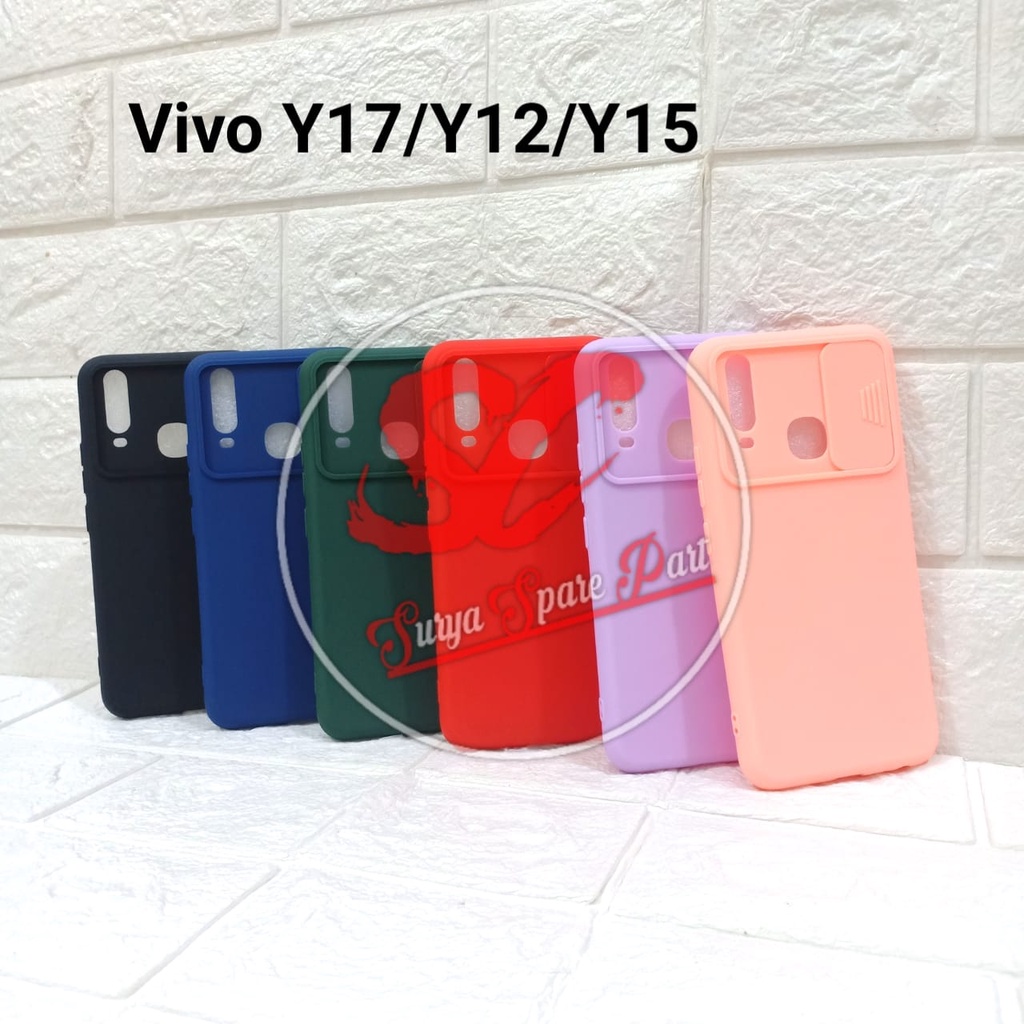 SOFTCASE SLIDE CAMERA PROTECTOR VIVO V21 5G - VIVO Y17 Y12 Y15 Y12i