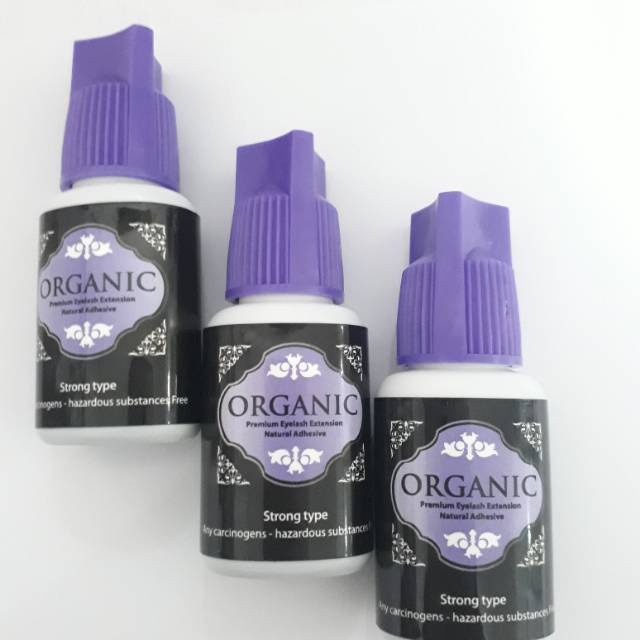 ORGANIC Premium Glue / Lem bulumata sambung / Lem eyelash extension tidak pedih dimata