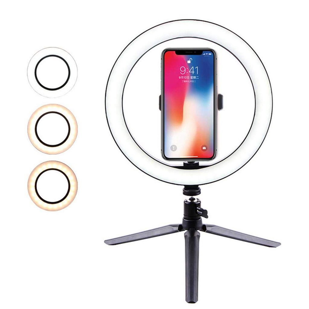 Ring Light 33 cm - 26 cm - 20 cm Selfie LED RGB Light - Tripod 2,1 M
