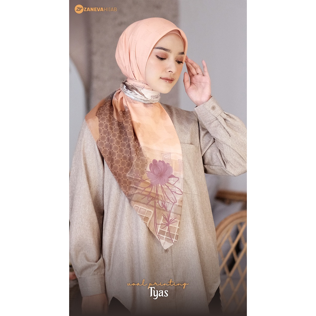 INTAN SERIES l SCARF TERBARU l SEGI EMPAT BUNGA