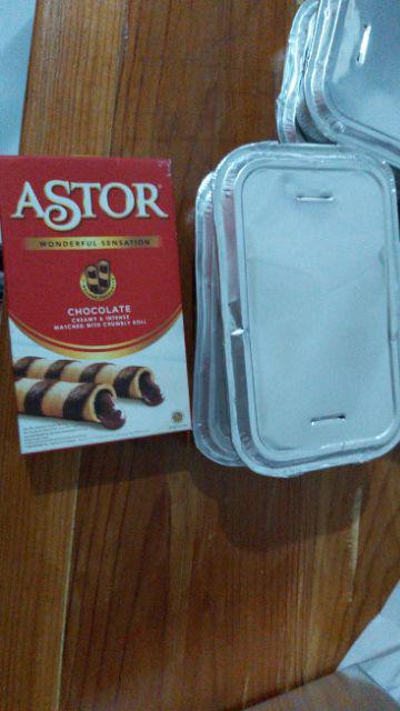 Aluminium Foil Cup Kotak P-380 Dan Tutup