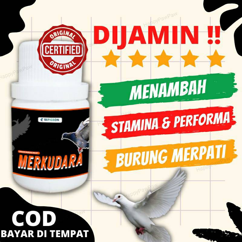 MERKUDARA - VITAMIN PENAMBAH DAYA TAHAN MERPATI , SUPLEMEN SUPPLEMENT PERPADUAN JAMU & PROBIOTIK PEN