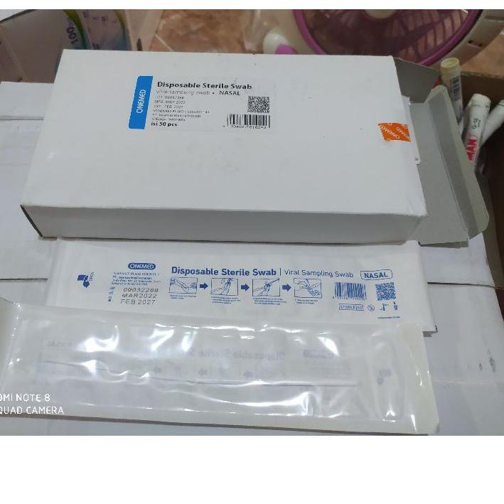 colokan hidung nasal swab sterile colokan antigen flocked swab kemenkes bioseen specimen collection 