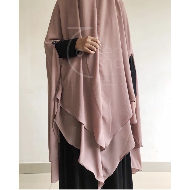 Aljenna Shakila Khimar Mauve