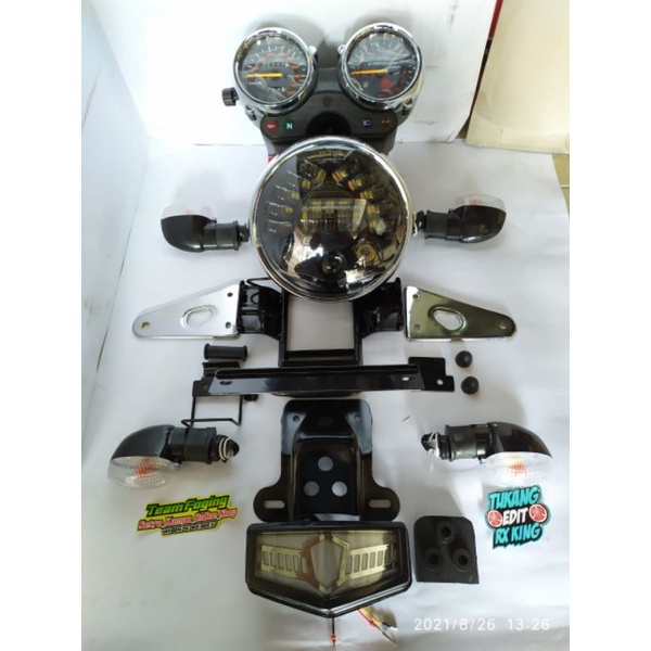 paket lengkap lampu rxking komplit , lampu bulat rxking daymaker-1