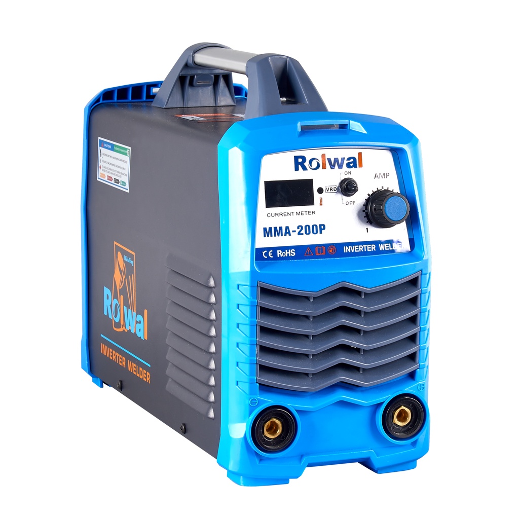 Jual Mesin las Inverter ROLWAL MMA200P trafo las MMA 200P HD mesin