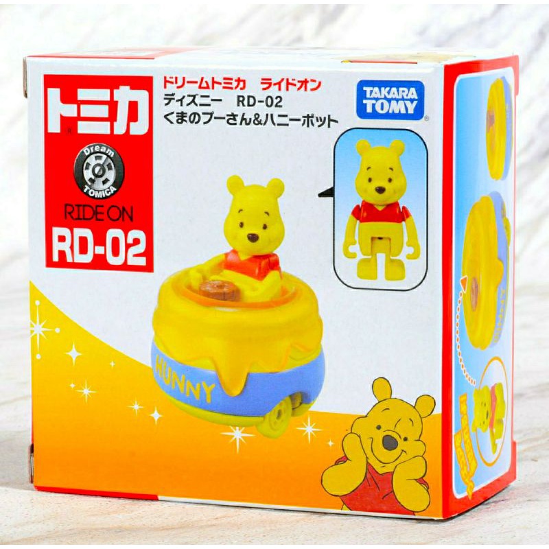 Tomica Dream Ride on Disney RD-02 Winnie the Pooh & Honeypot
