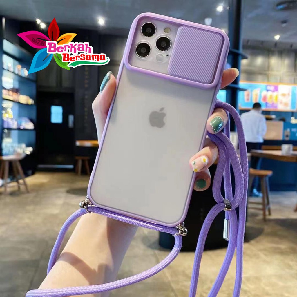 SOFTCASE SLINGCASE SLIDE PELINDUNG KAMERA IPHONE 6 6+ 7 7+ 8 8+ SE 2020 X XR XS MAX BB5374