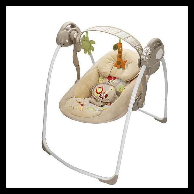 beige baby bouncer
