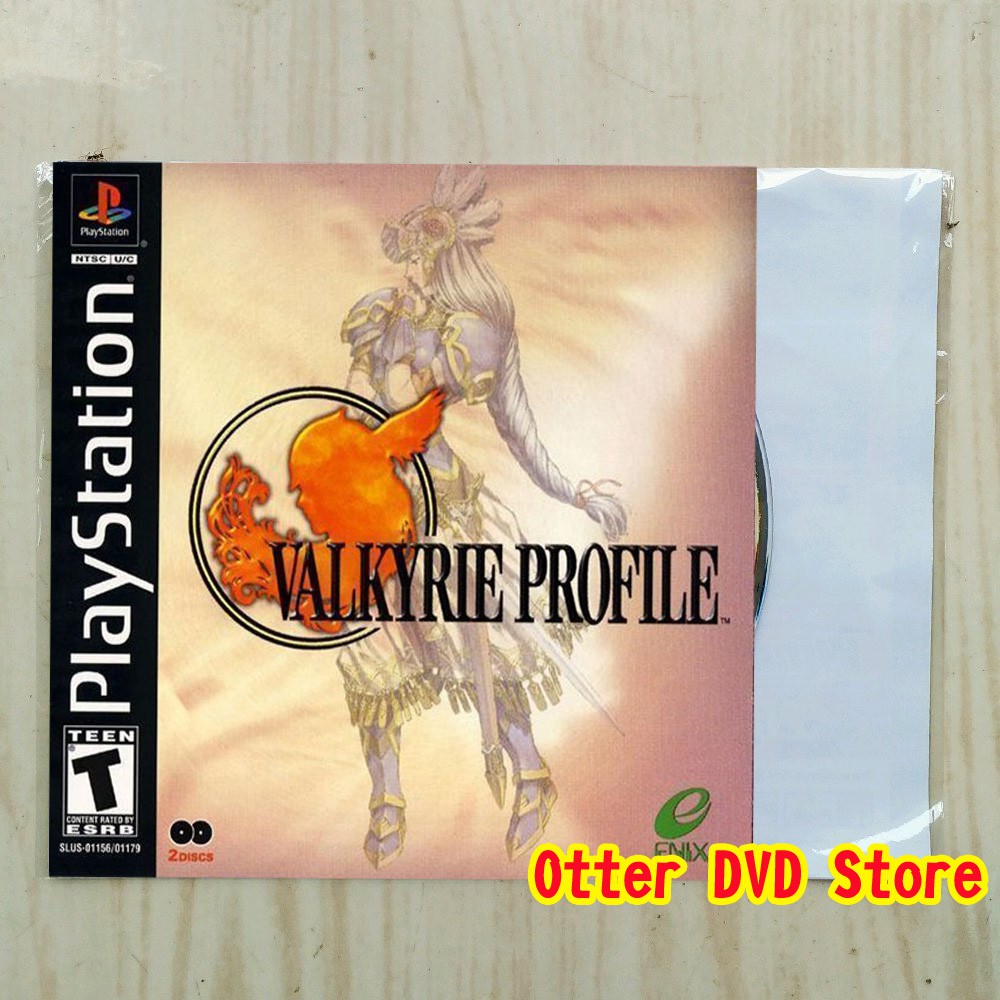 Kaset CD Game Ps1 Ps 1 Valkyrie Profile ( 2 Disc )