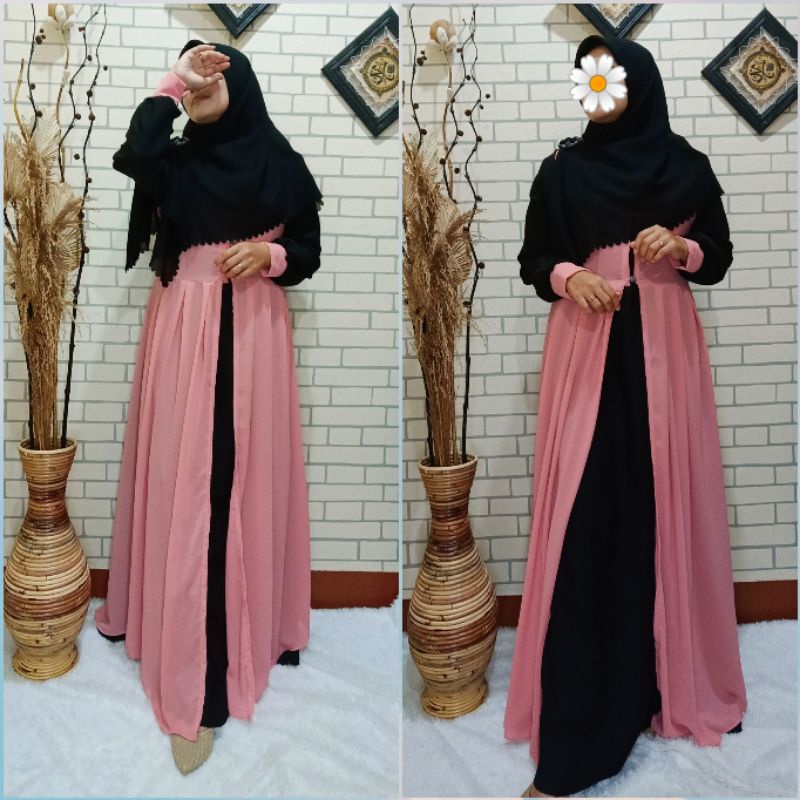 GAMIS ZAIRA SET OUTER | GAMIS DEWASA | BY ZAIRA MOSLEEM