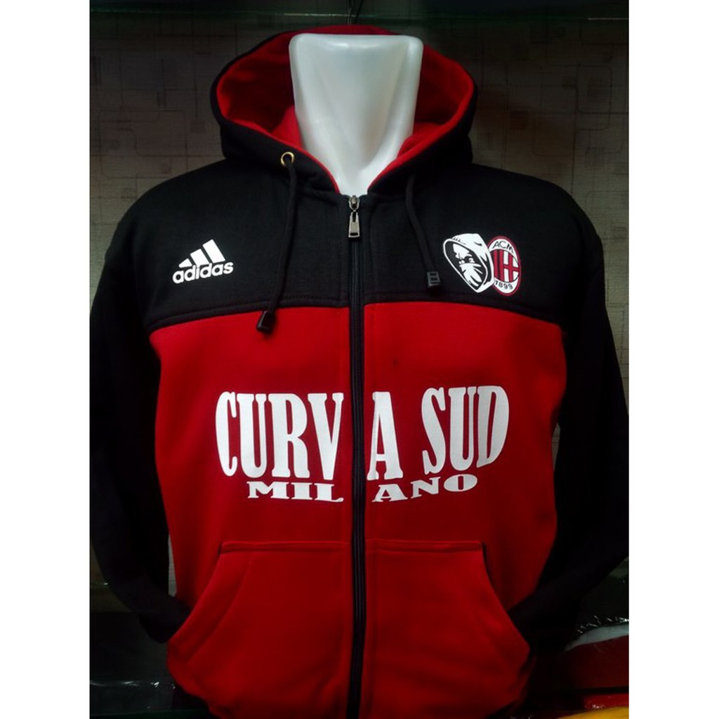 jaket hoodie ac milan Terlaris
