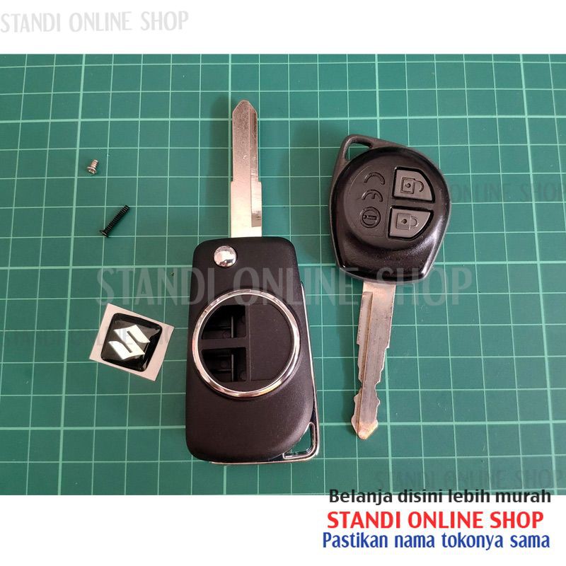 Casing Kunci Lipat Flip Key Rumah Kunci Suzuki Ertiga Model Baru