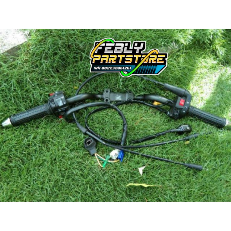 PAKET SET STANG STIR CB150R LED RAISER CBR OLD HOLDER NINJA KSR ORIGINAL HOLDER KIRI VIXION ORIGINAL