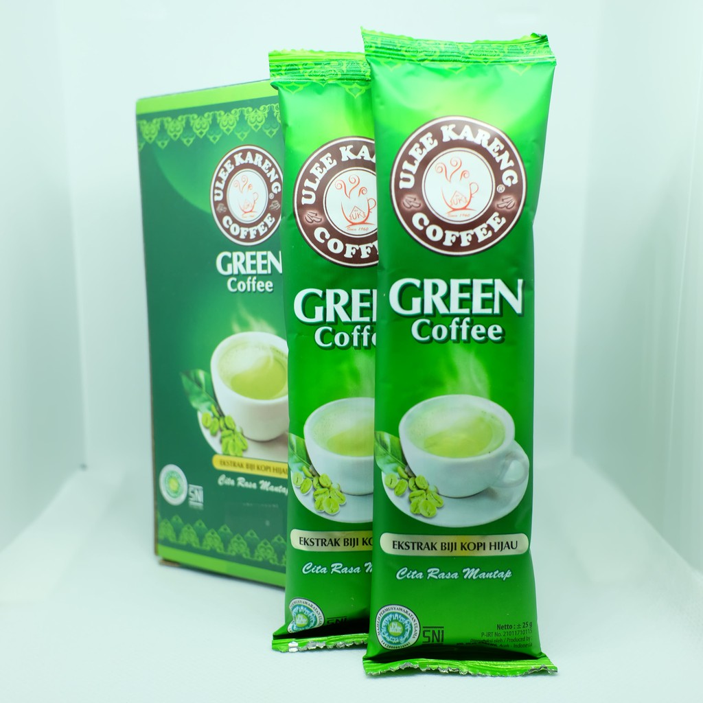 

Green Coffee Ulee Kareng isi 10 packs