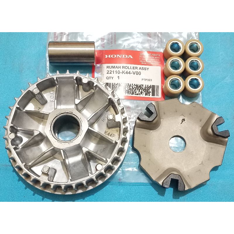 Paket rumah roller set plus vanbelt plus kipas pully motor beat pop Beat fi esp Beat street Beat new esp Scoopy esp