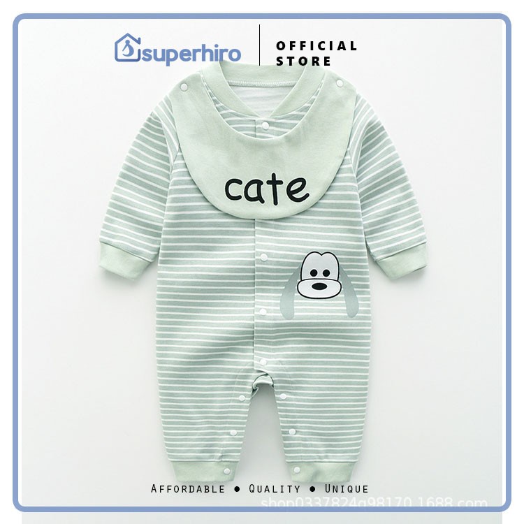 Jumper Bayi / Romper Panjang / Baju Kodok Baby Premium Cotton Boy Girl