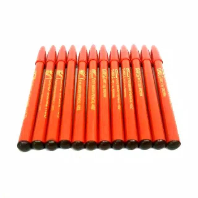 PENSIL ALIS DAVIS OREN WARNA COKLAT LUSINAN