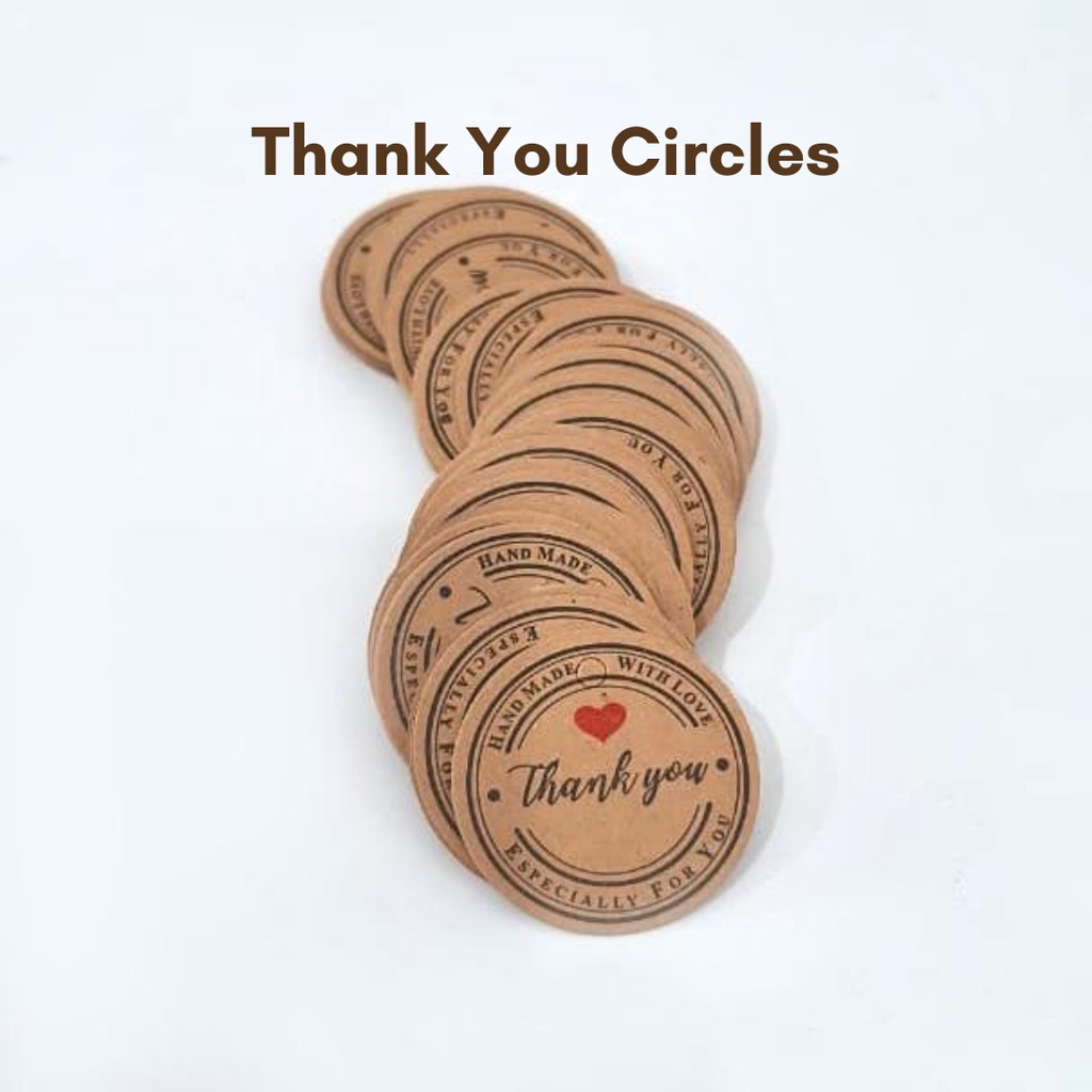 

THANKYOU TAG/ Hiasan Ucapan Kartu Thank You (10 BIJI)