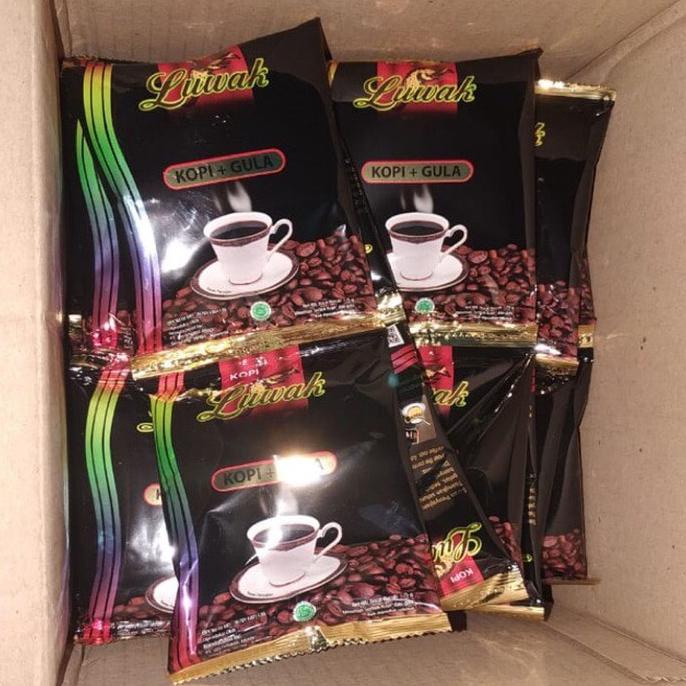 

Hemat Luwak Hitam Kopi+Gula 25 Gr (Buy1 Get1). 1 Renteng Isi 20 Sachet Terbatas