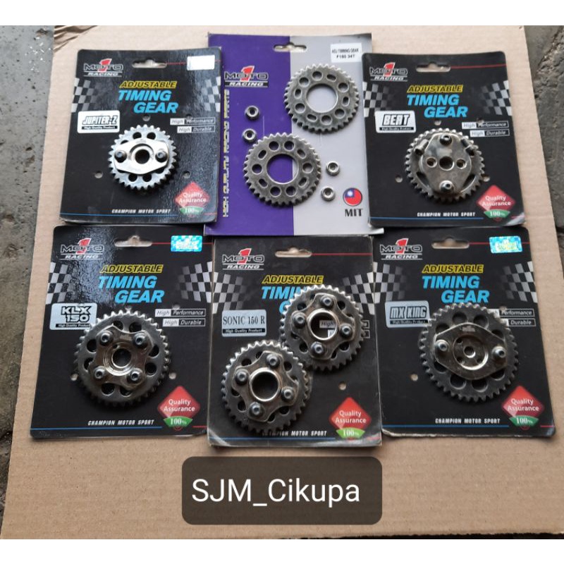 Jual GIGI SENTRIK/GEAR TIMING ADJUSTABLE MOTO-1 RACING UNTUK (JUPITER-Z