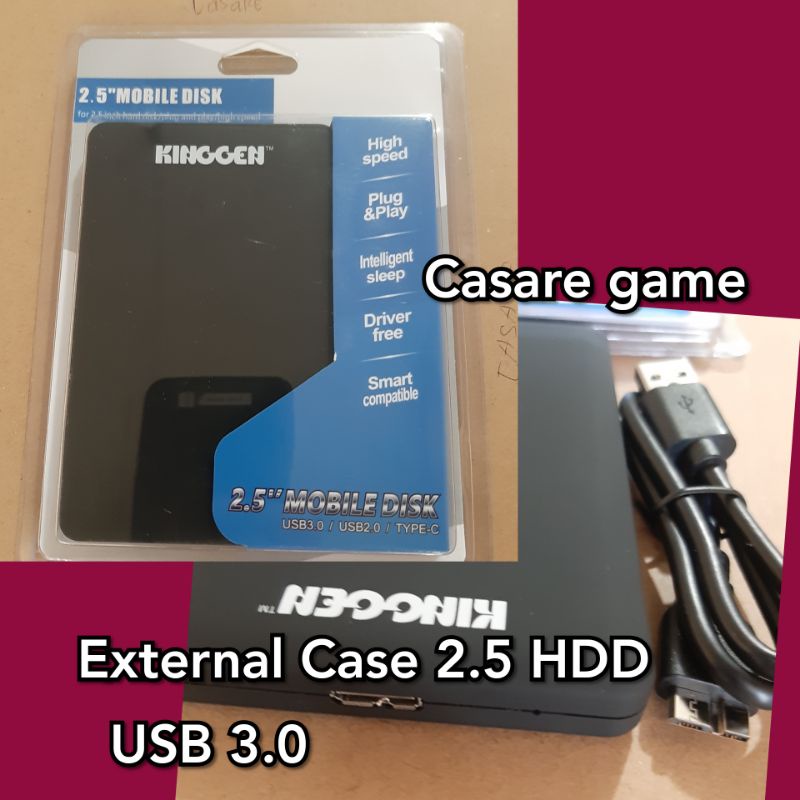 case casing hdd 2.5 eksternal sata usb 3.0