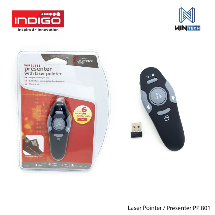 WIRELESS PRESENTER WITH LASER POINTER MODEL TARGUS / PRESENTER PP 801