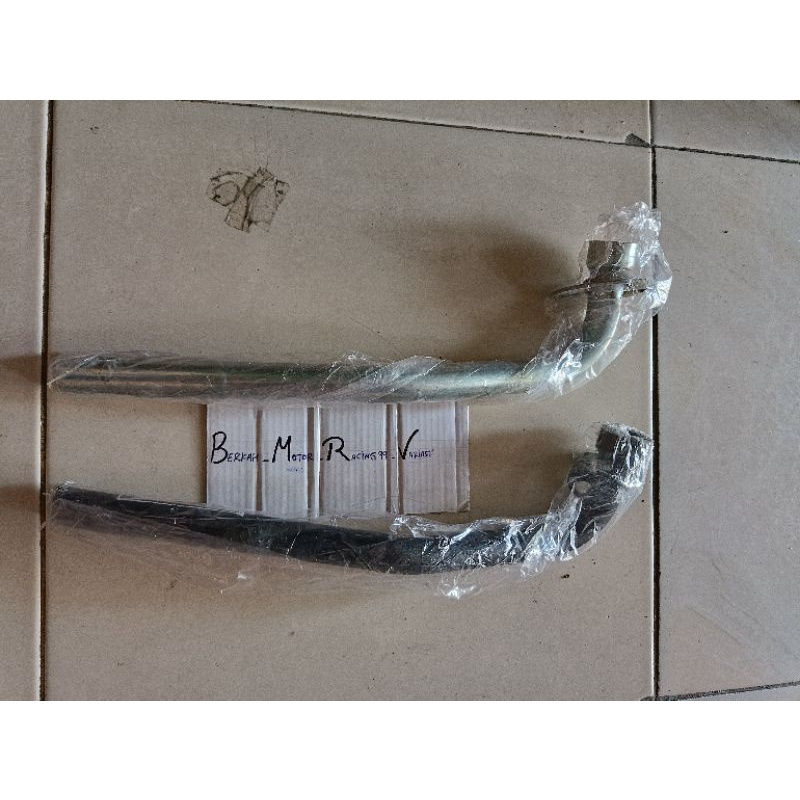 pala knalpot krum kepala knalpot hitam motor leher leheran knalpot standart LEHER KNALPOT BESI SUPRA