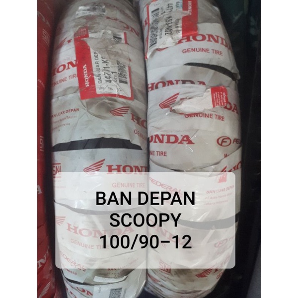 BAN DEPAN SCOOPY 100/90-12 ORIGINAL HONDA FEDERAL