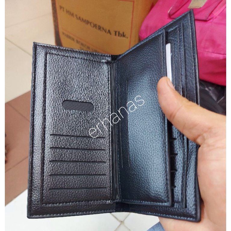 DOMPET LIPAT WANITA HITAM EMBOS GC free box