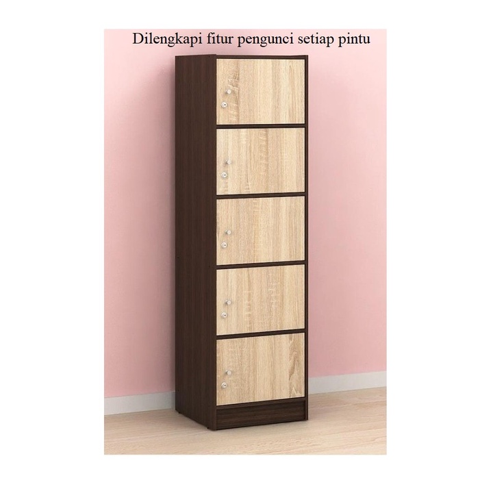 Lemari Susun Rak Serbaguna Alba RSG 5 TS - Metropolis