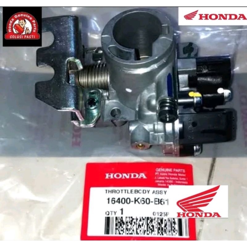 16400 K60 B61 Throttle body assy vario 125 led thn 2018 - 2021 asli honda