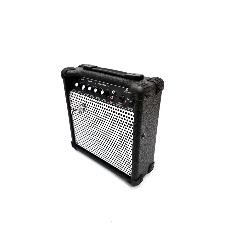 Amplifier Gitar Merk Cowboy Tipe AW-15 SG Ampli Amply Speaker 6,5 Inch Slim Murah Jakarta