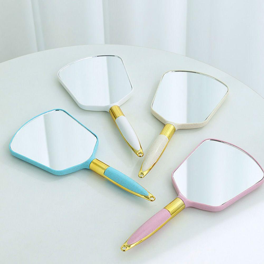 Cermin Rias Nanas Salon Kosmetik High-definition Handheld Hand Mirror