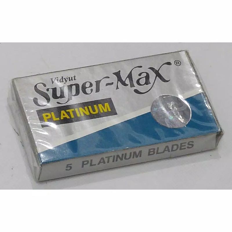 Pisau Silet Super Max Supermax Platinum Original Dua Sisi Cukur Pangkas Rambut