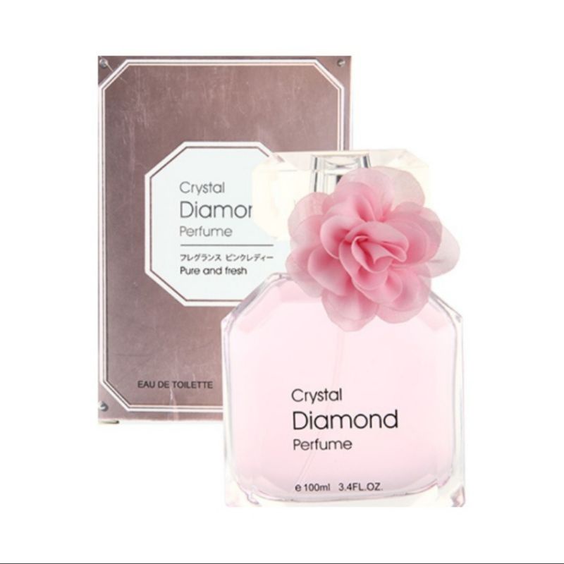 Parfume lady crystal diamond 100ml miniso