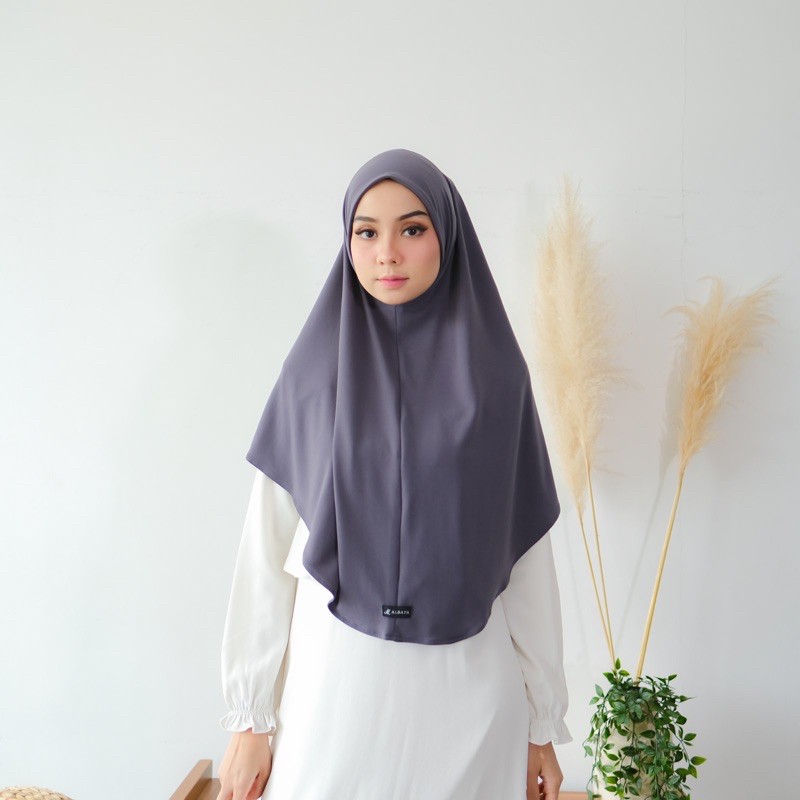 Naura Instant - Albata Hijab-Naura Charcoal