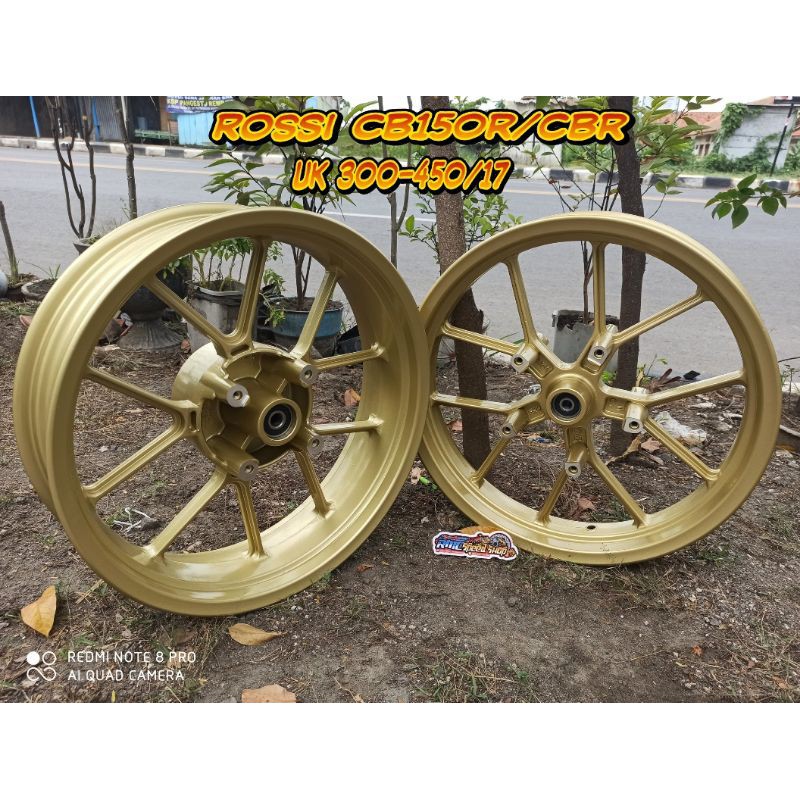Velg Rossi Double Disc Cbr 150R facelift k45g k45 lokal CBU New CB 150 LED Velk Vrossi Triple Disk