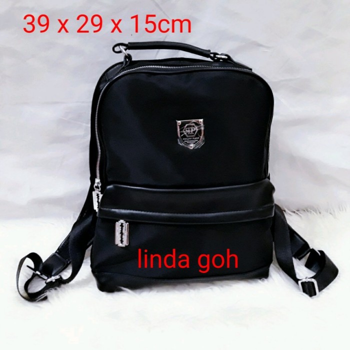 Jual TAS RANSEL PHILIPP PLEIN 180308 KULIT ASLI BEST SUPER CLONE