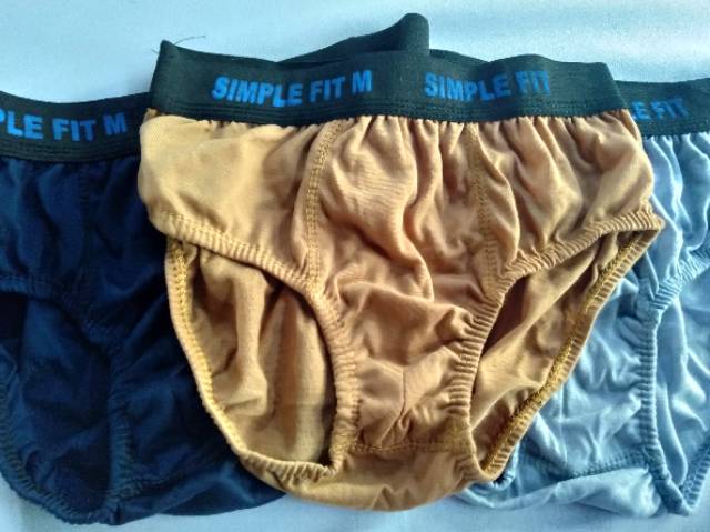 ISI 3 PCS undies celana dalam pria polos merek simple fit ukuran M L XL / Undies Celana Dalam Pria