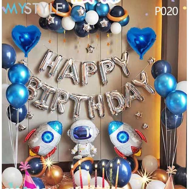 HAPPY TIME DEKORASI PESTA SET HAPPY BIRTHDAY DIMI ANEKA TEMA ULANG TAHUN BALON FOIL LATEX BANNER HAPPY BIRTHDAY ULANG TAHUN